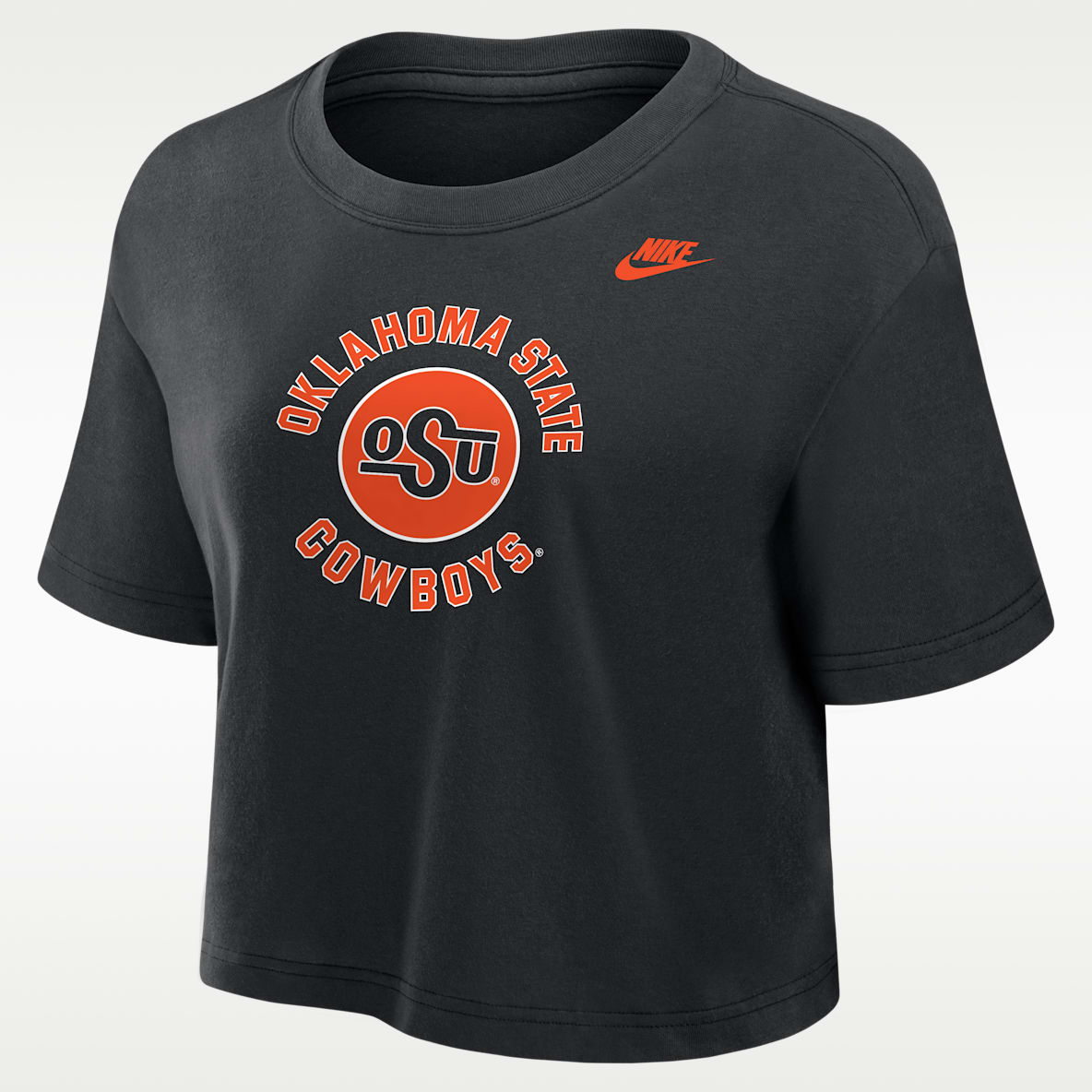 Oklahoma State Cowboys Women's Nike Dri-FIT Cropped T-Shirt