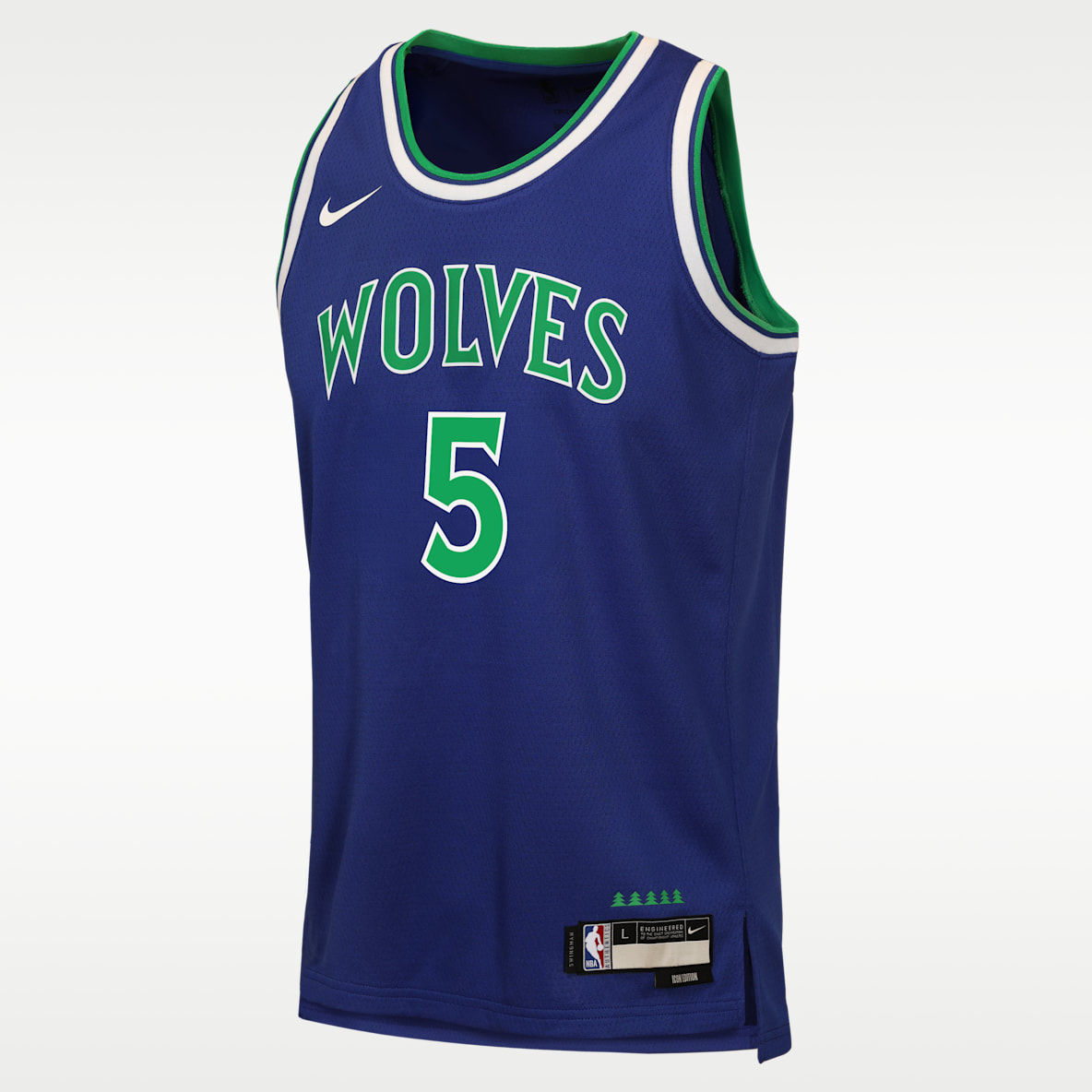 Anthony Edwards Minnesota Timberwolves Icon Edition Big Kids' Nike NBA Swingman Jersey
