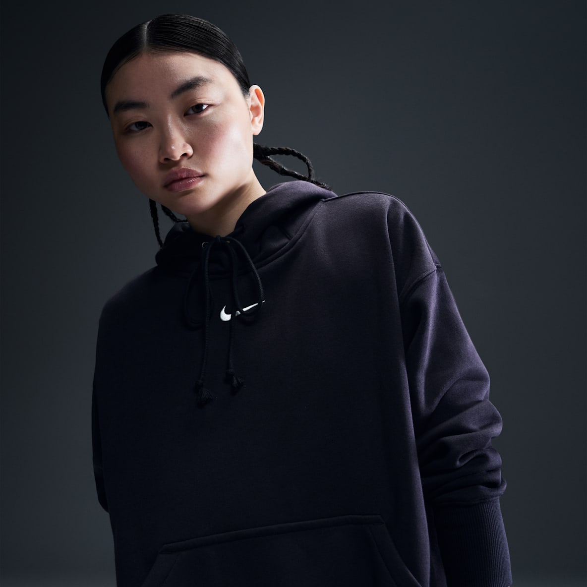 Nike Sportswear Phoenix Fleece Sudadera con gorro sin cierre oversized para mujer