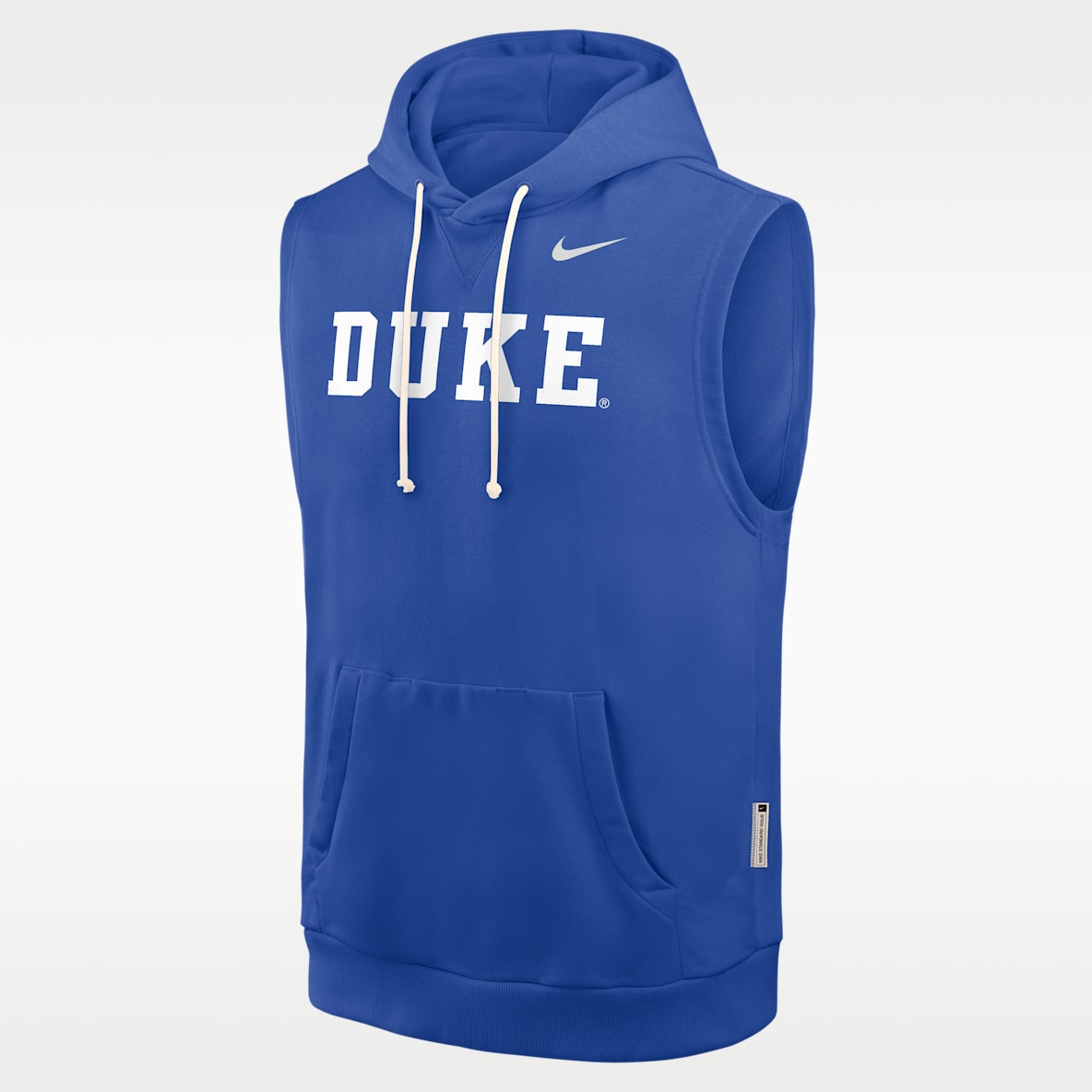 Duke Sideline Sudadera con gorro sin cierre sin mangas universitaria Nike Dri-FIT para hombre