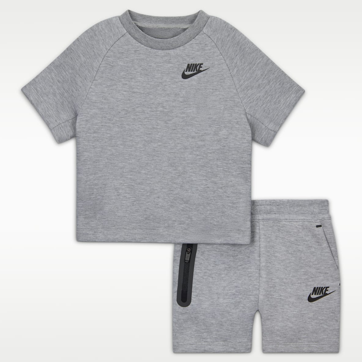 Nike Baby Tech Fleece T-Shirt and Shorts Set