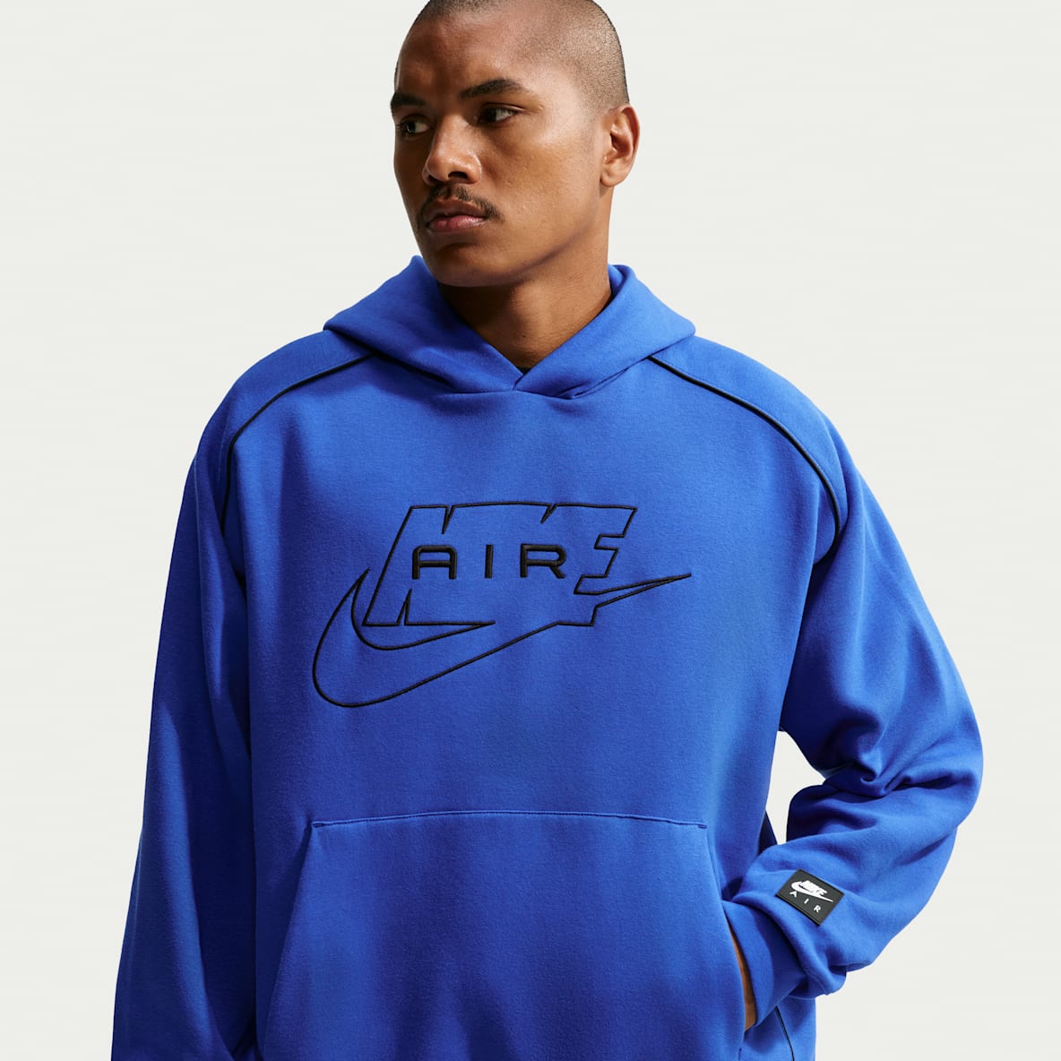 Nike Air Sudadera con gorro sin cierre de tejido Fleece para hombre