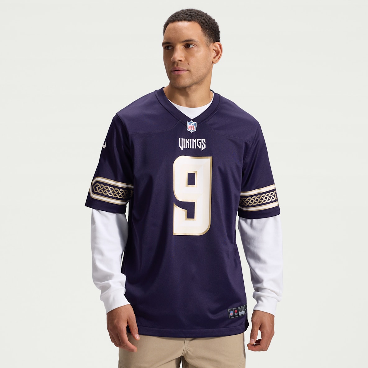 J.J. McCarthy Minnesota Vikings Rivalries Collection Men's Nike NFL Game Jersey