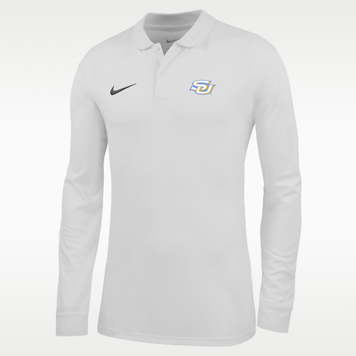 Nike College (Southern University and A&M) Men's Dri-FIT Long-Sleeve Polo