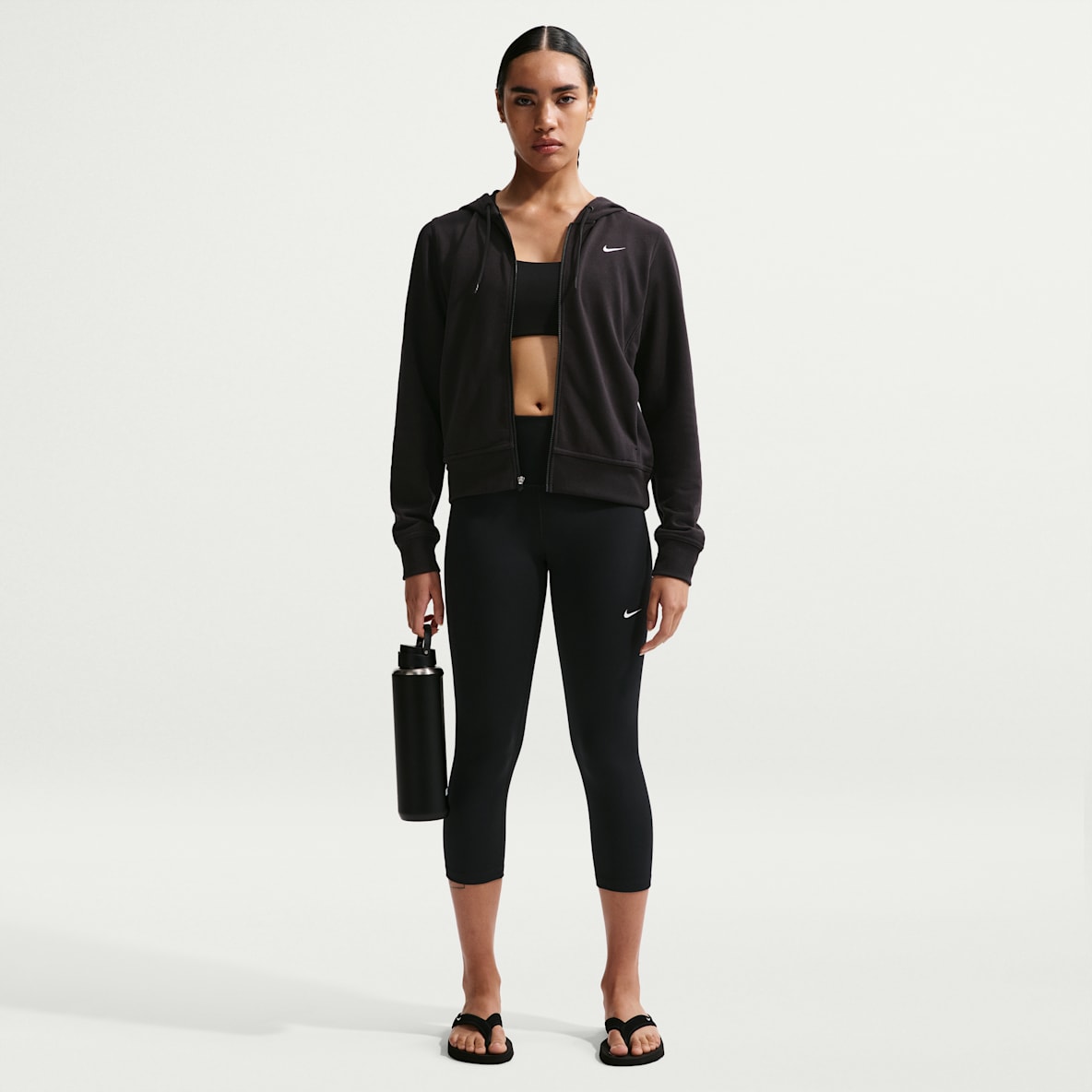 Nike One Leggings cropped de tiro alto para mujer