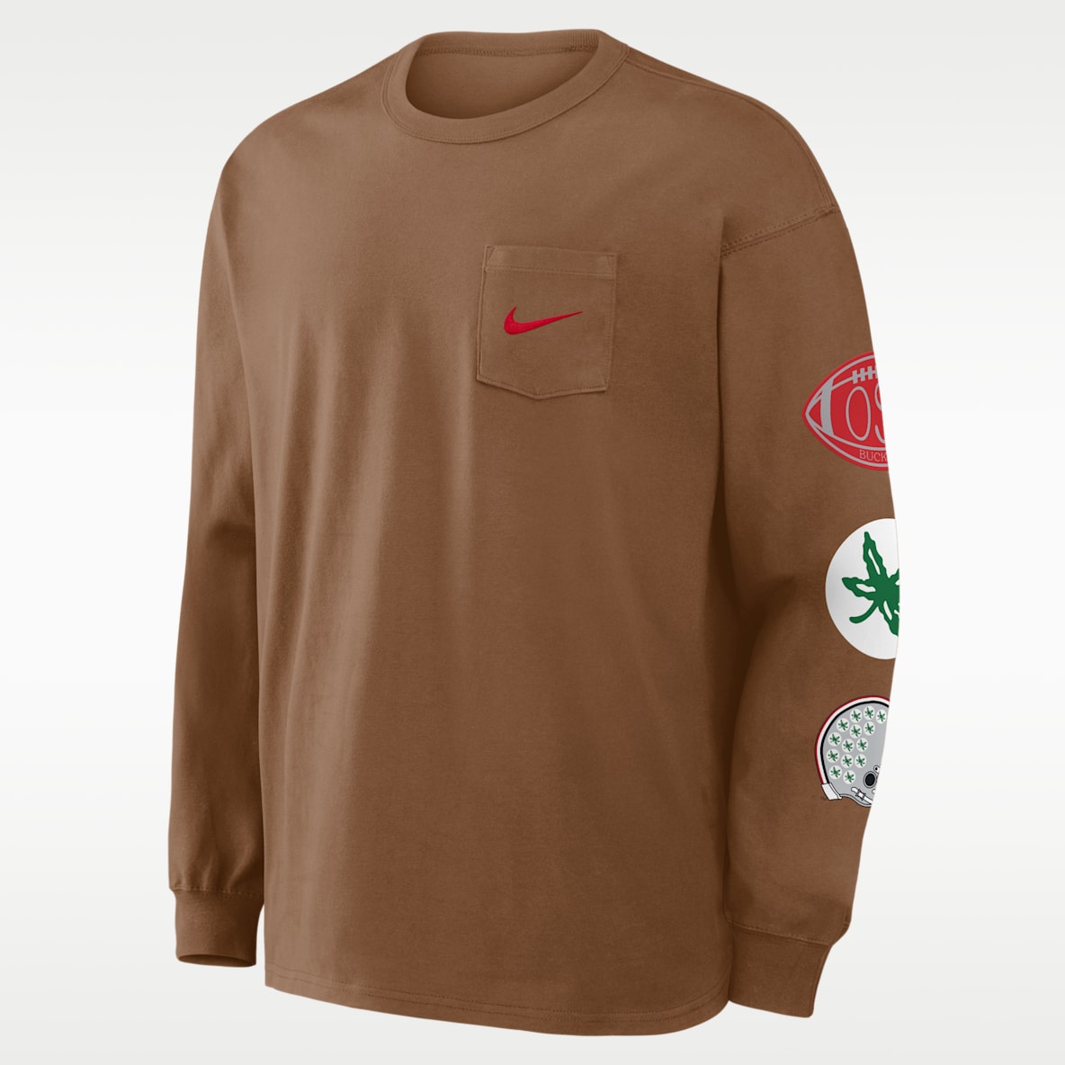 Ohio State Academic Max90 Pocket Men's Nike College Long-Sleeve T-Shirt