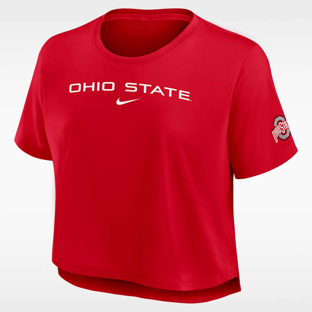 Ohio State Premium Performance Women's Nike Dri-FIT Cropped Top