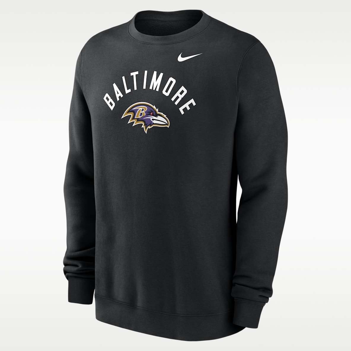 Baltimore Ravens Club Men's Nike NFL Pullover Crew