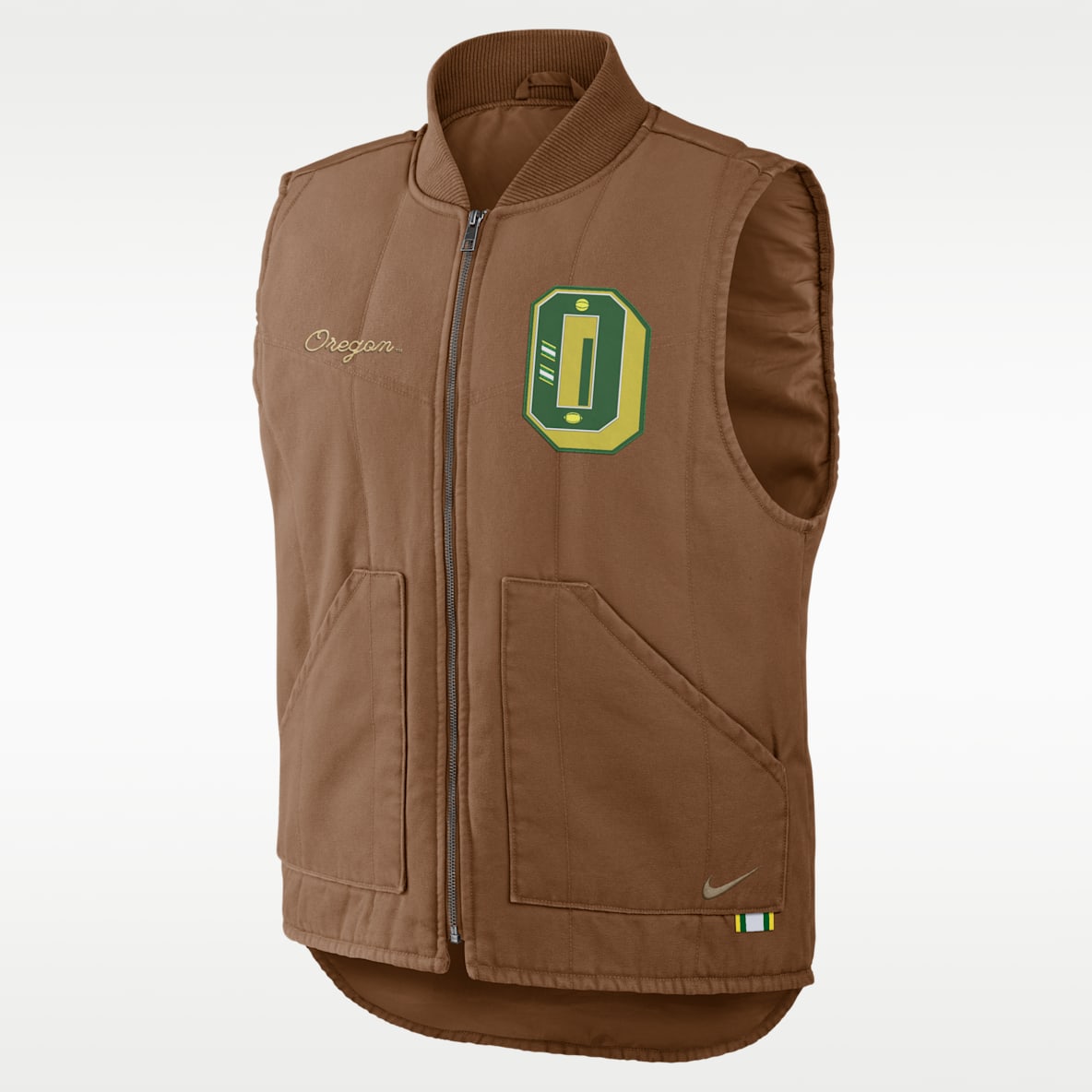 Oregon Academic Men's Nike College Padded Full-Zip Vest