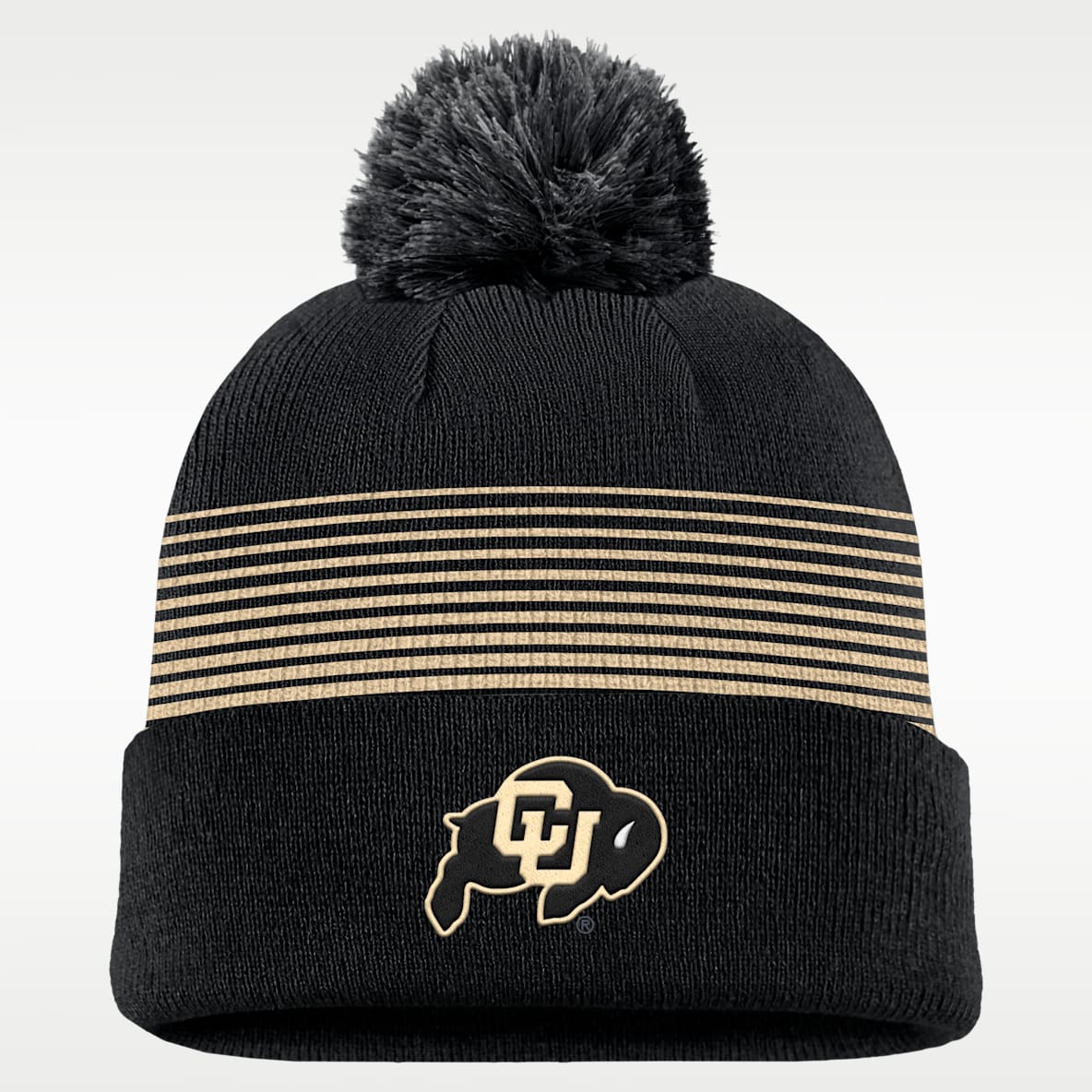Colorado Sideline Peak Men's Nike College Cuffed Pom Beanie