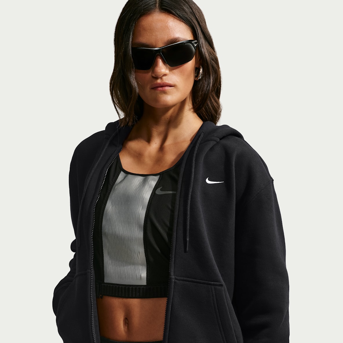 Nike Studio Fleece Medium Weight Women's Full-Zip Hoodie