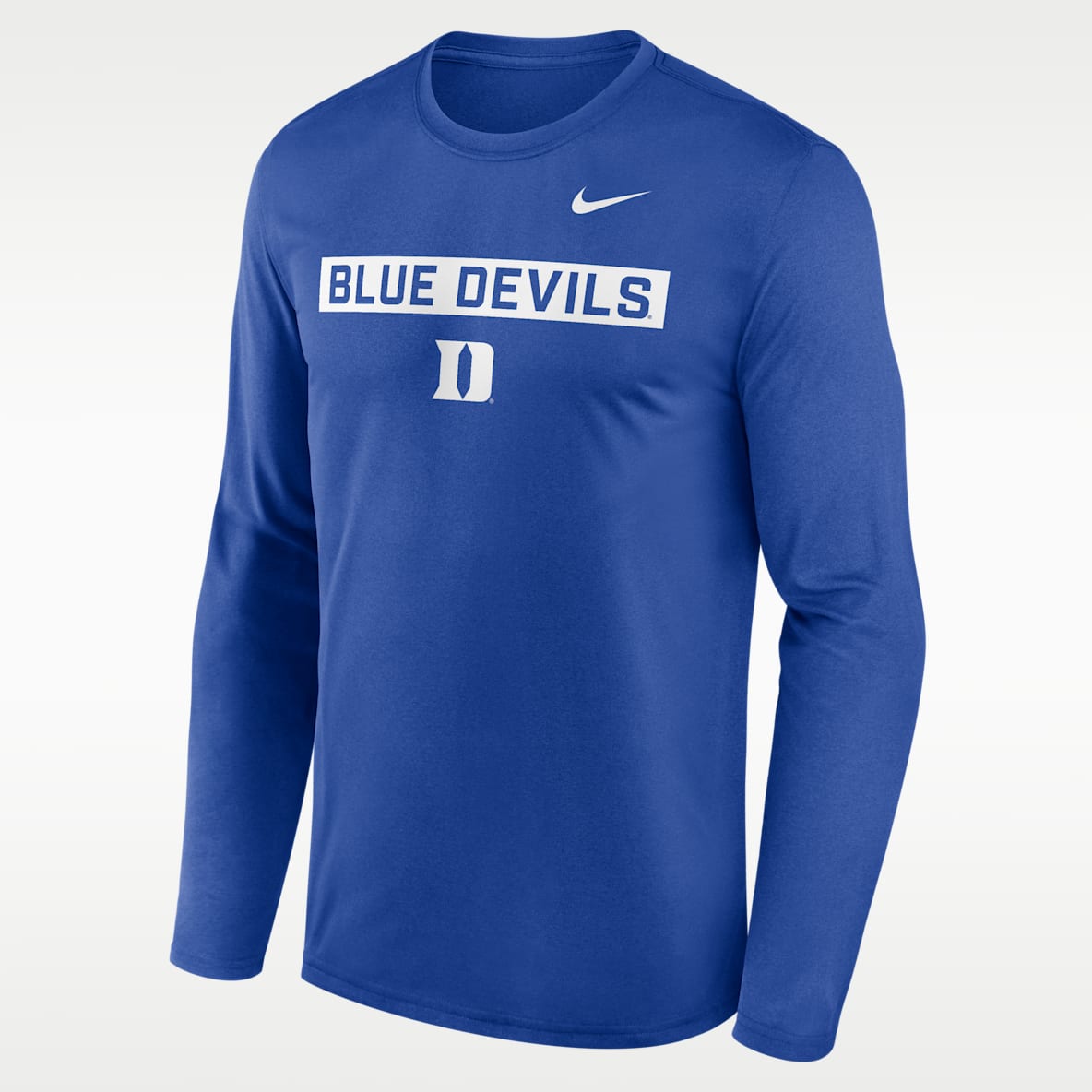 Duke Primetime Legend 2-Hit Men's Nike Dri-FIT College Long-Sleeve T-Shirt