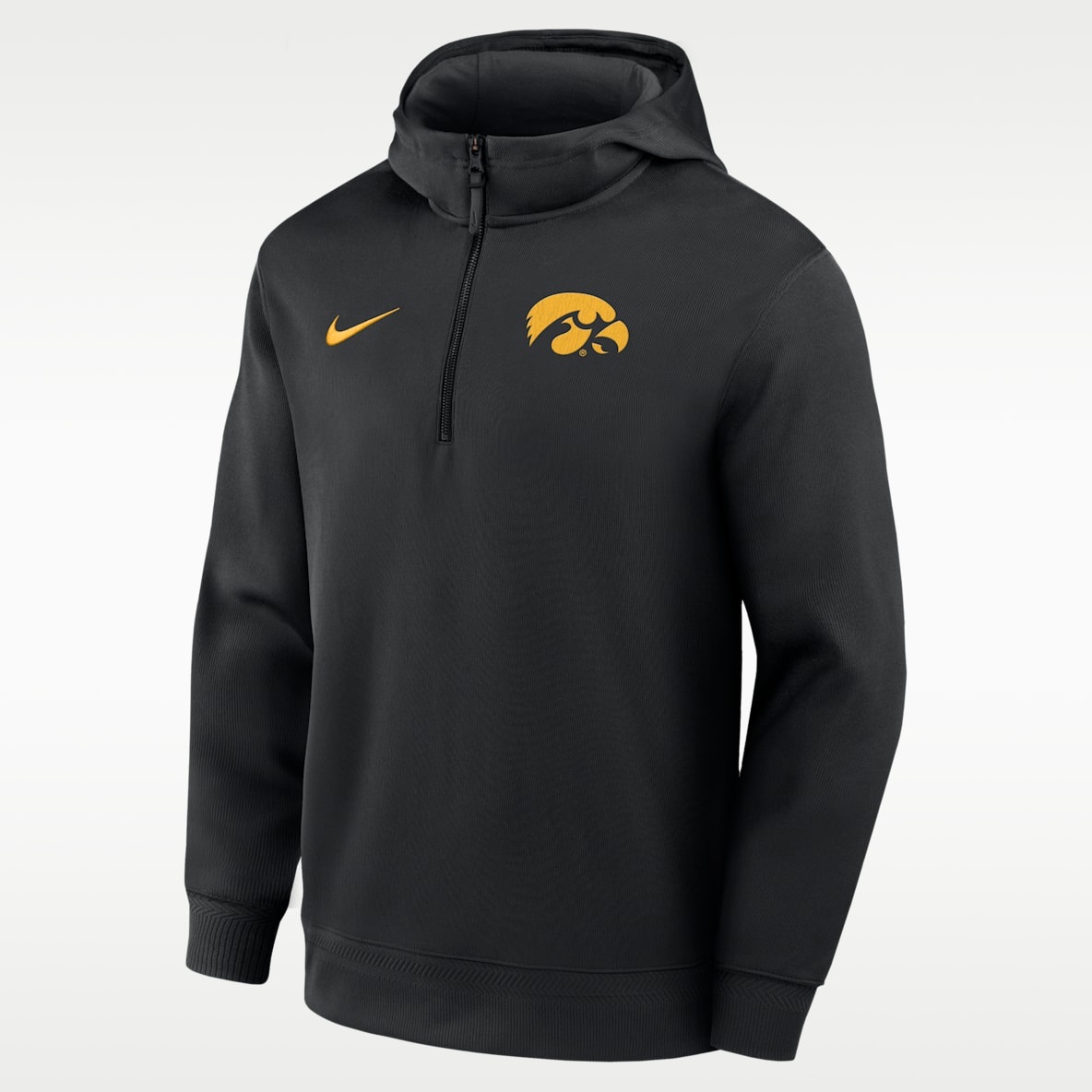 Iowa Coaches Premium Men's Nike Dri-FIT College 1/4-Zip Hoodie
