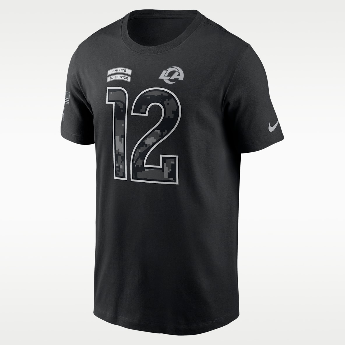 Puka Nacua Los Angeles Rams Salute to Service Men's Nike NFL T-Shirt