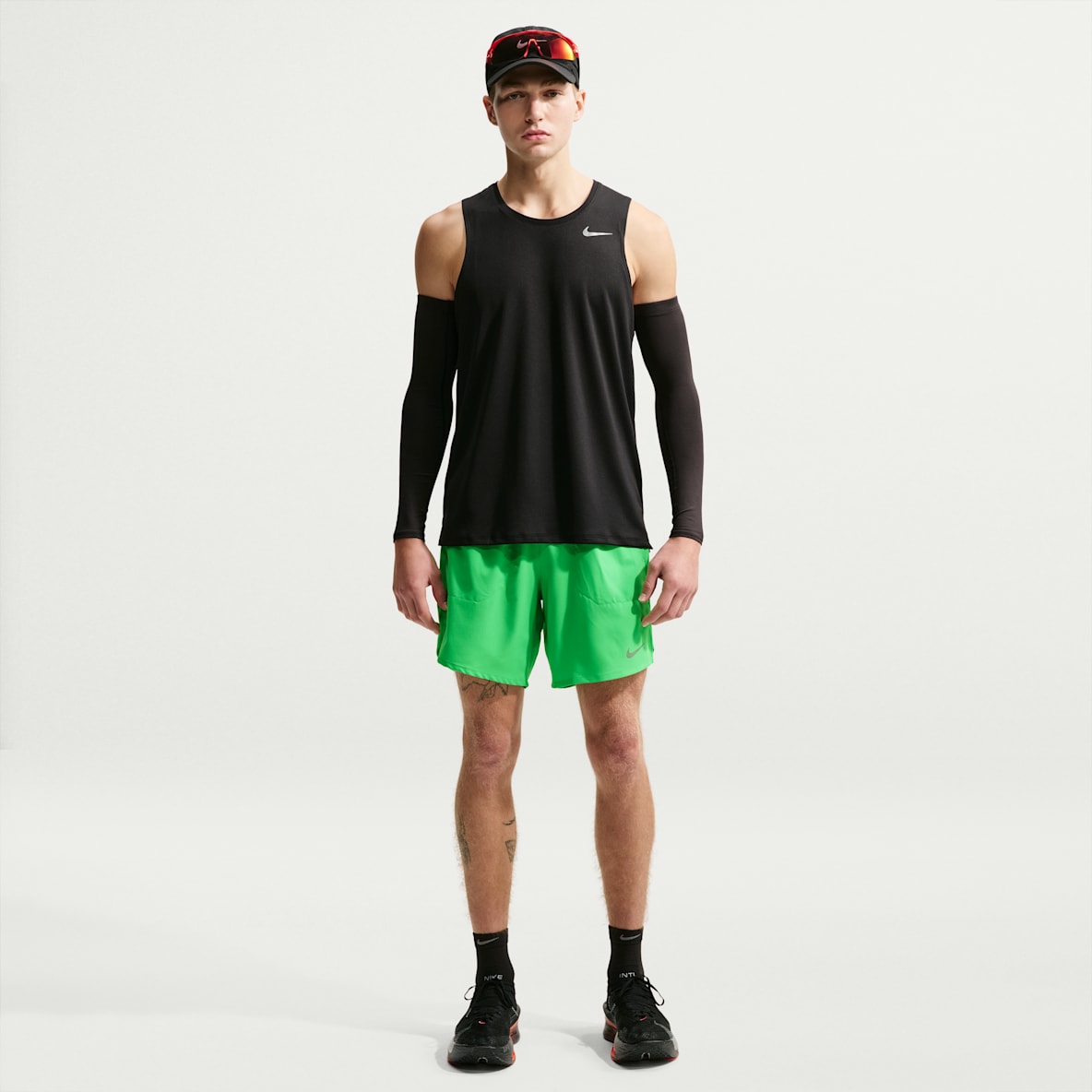 Nike Stride Ανδρικό σορτς για τρέξιμο Dri-FIT με επένδυση εσωτερικού σλιπ 18 cm
