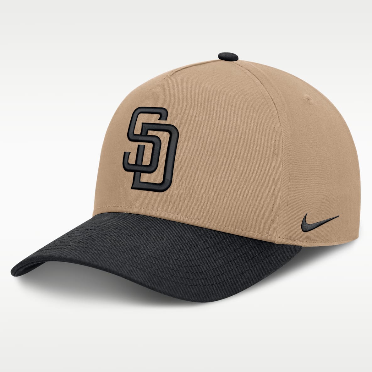 San Diego Padres Rise Gorra de rejilla Nike de la MLB ajustable y con estructura A-Frame para hombre