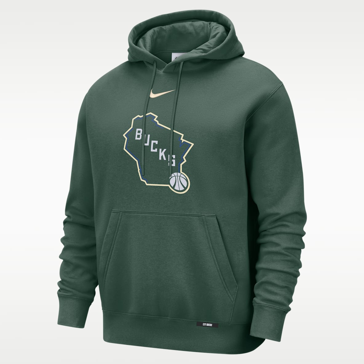 Milwaukee Bucks City Edition Men's Nike Club Hoodie