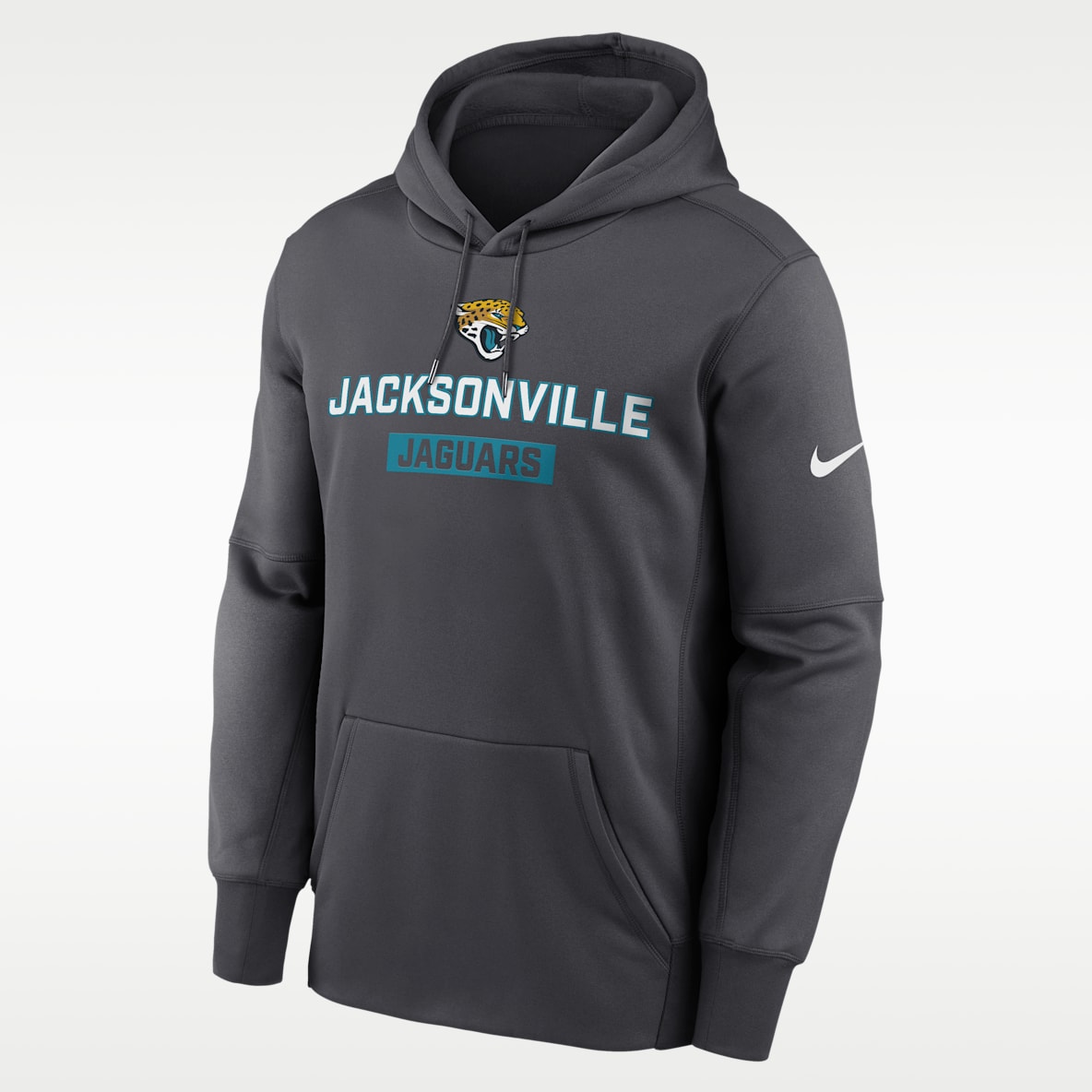 Jacksonville Jaguars Toss Sweep Men’s Nike Therma NFL Pullover Hoodie