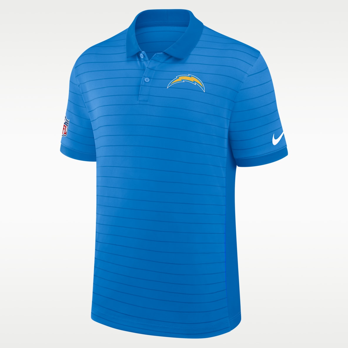 Los Angeles Chargers Sideline Victory Stripe Polo Nike Dri-FIT de la NFL para hombre