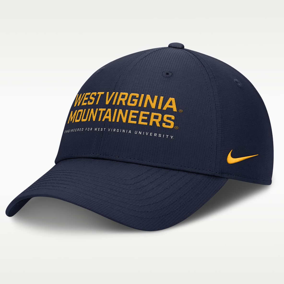 West Virginia On-Field Club Gameday Men's Nike Dri-FIT College Adjustable Hat