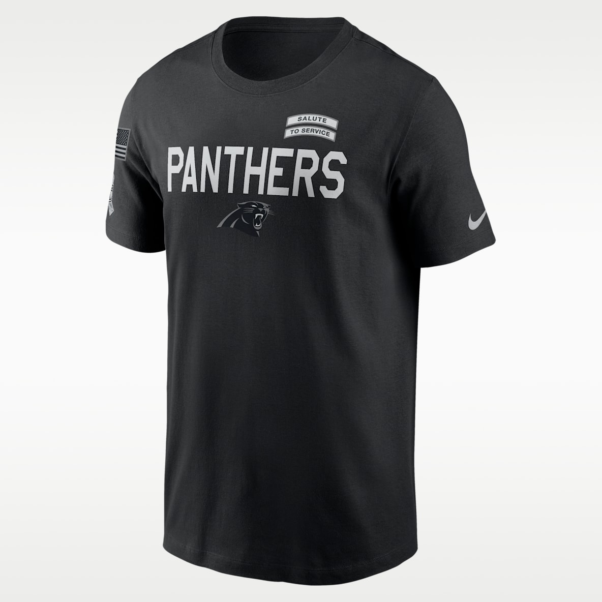 Carolina Panthers Salute to Service Sideline Men's Nike Dri-FIT NFL T-Shirt