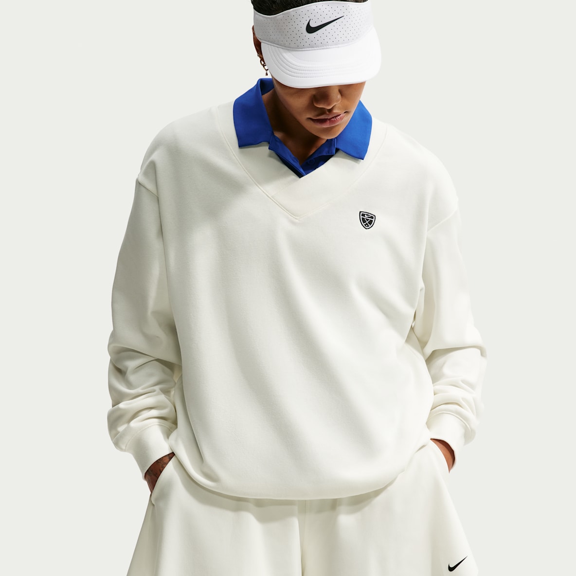 Nike Fairway Fresh Dri-FIT-fleecegolftrøje til kvinder