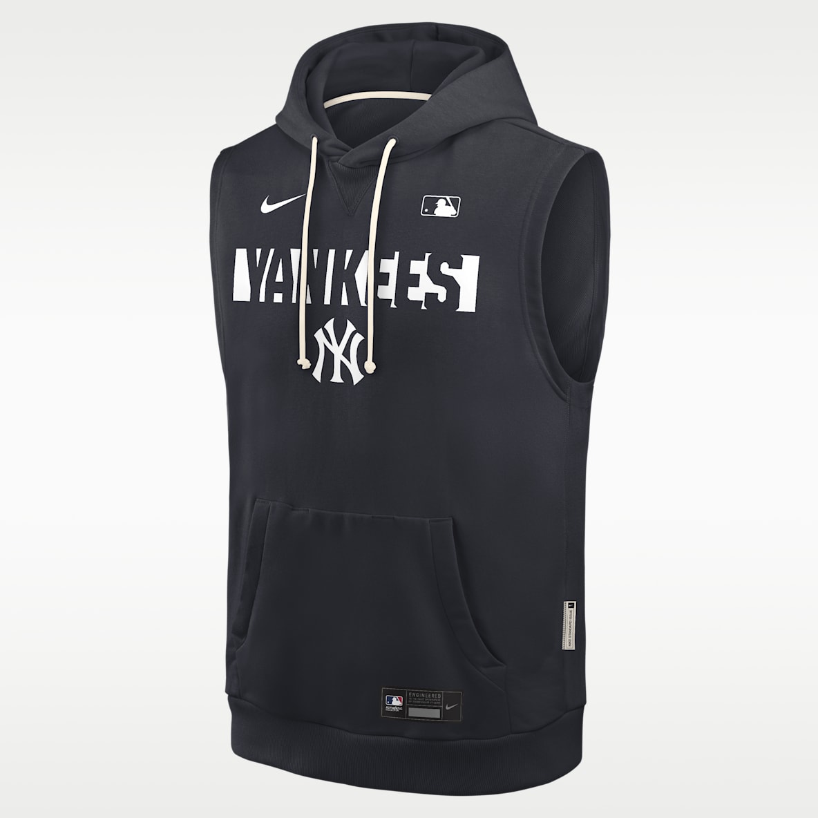 New York Yankees Authentic Collection Standard Issue Men's Nike Dri-FIT MLB Sleeveless Pullover Hoodie