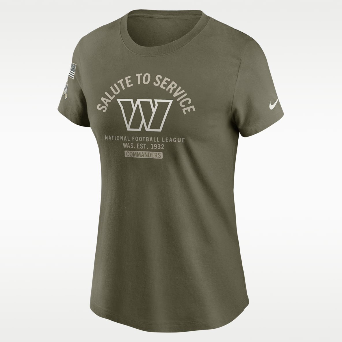 Washington Commanders Salute to Service Sideline Women's Nike NFL T-Shirt