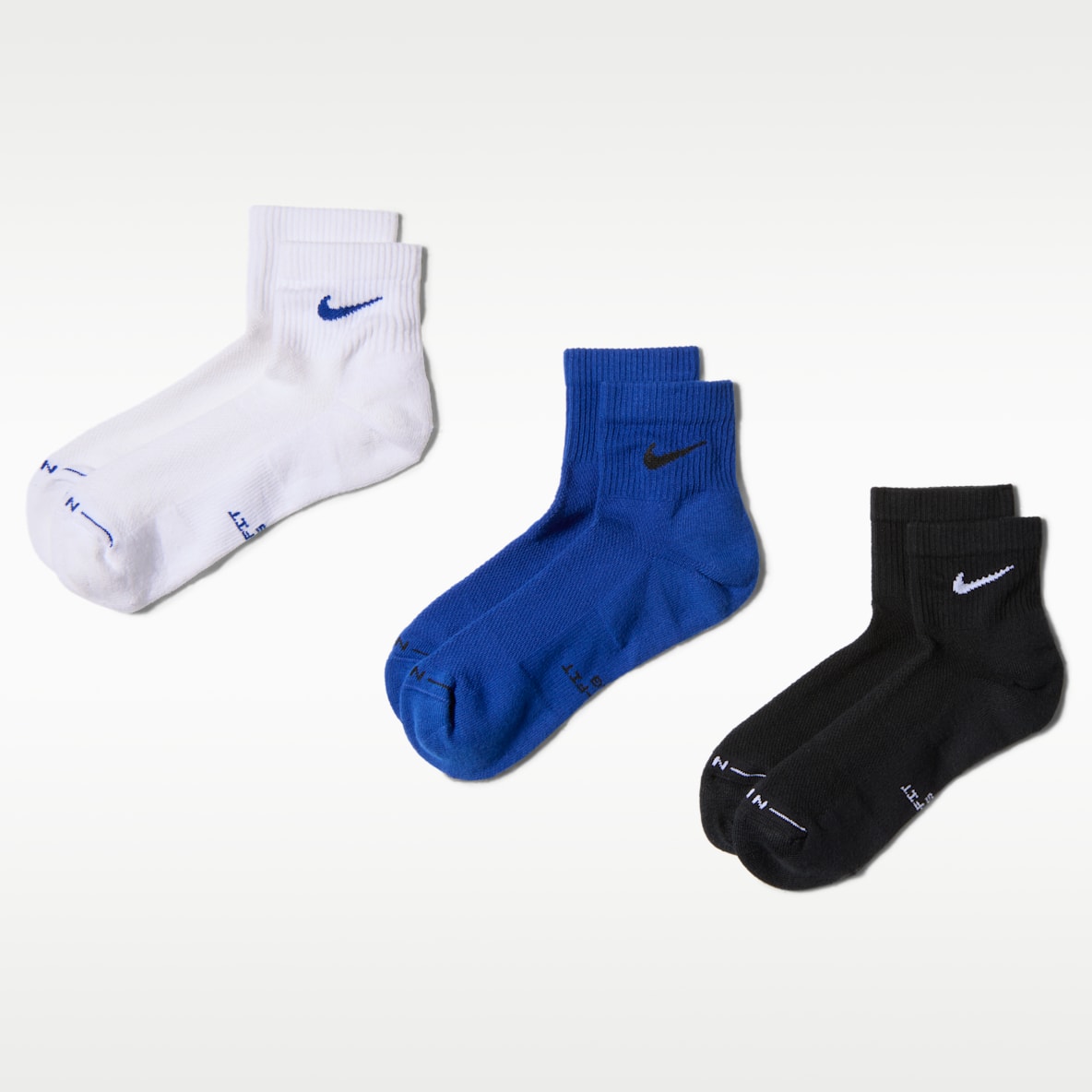 Nike Everyday Elevated Ankle Socks (3 Pairs)