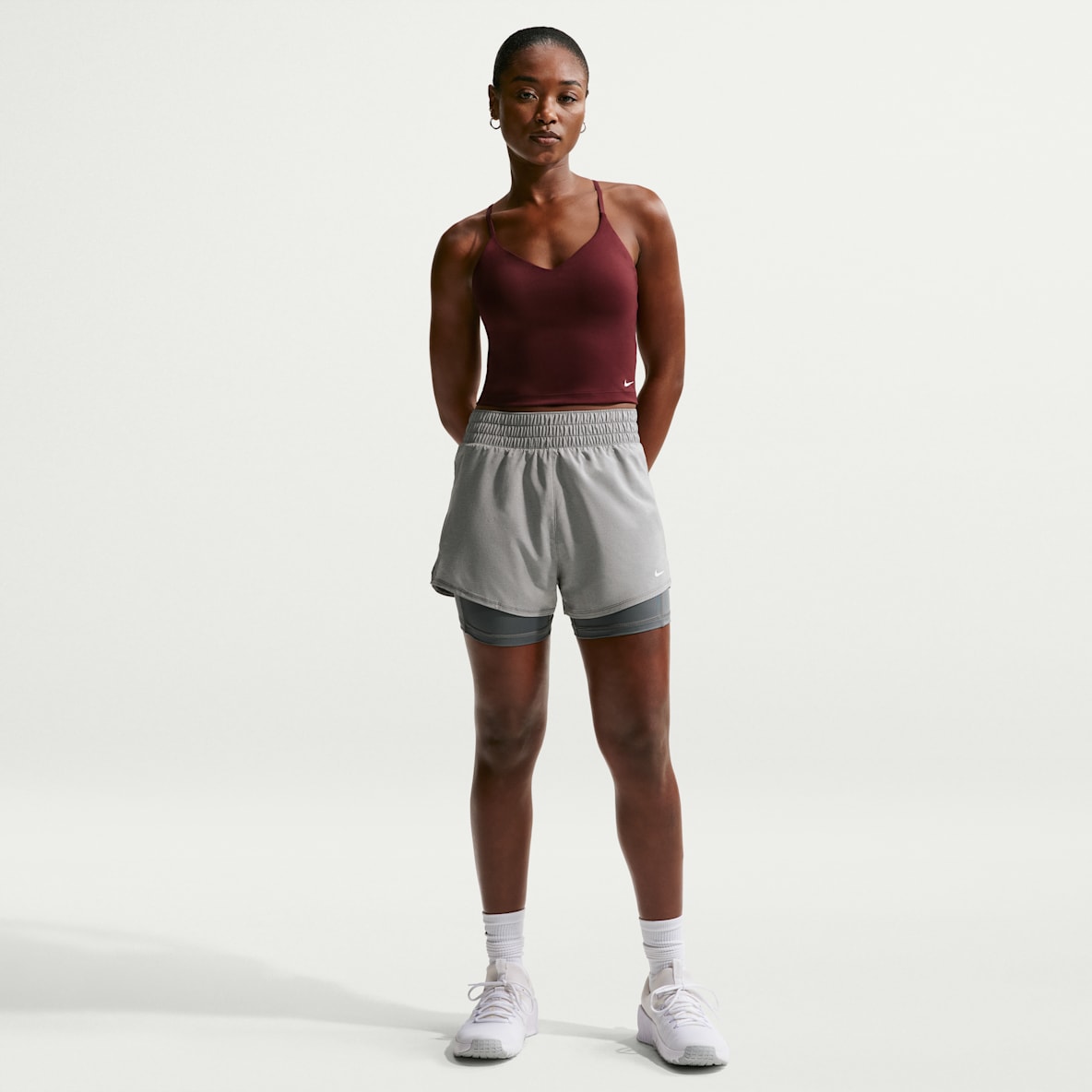 Nike One Women's Dri-FIT High-Waisted 3" 2-in-1 Shorts