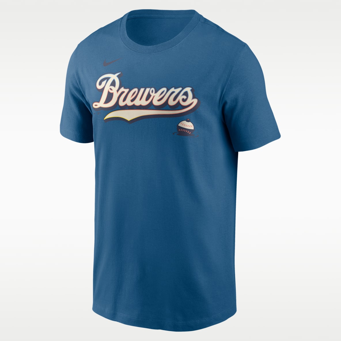 Milwaukee Brewers City Connect Wordmark Men's Nike MLB T-Shirt