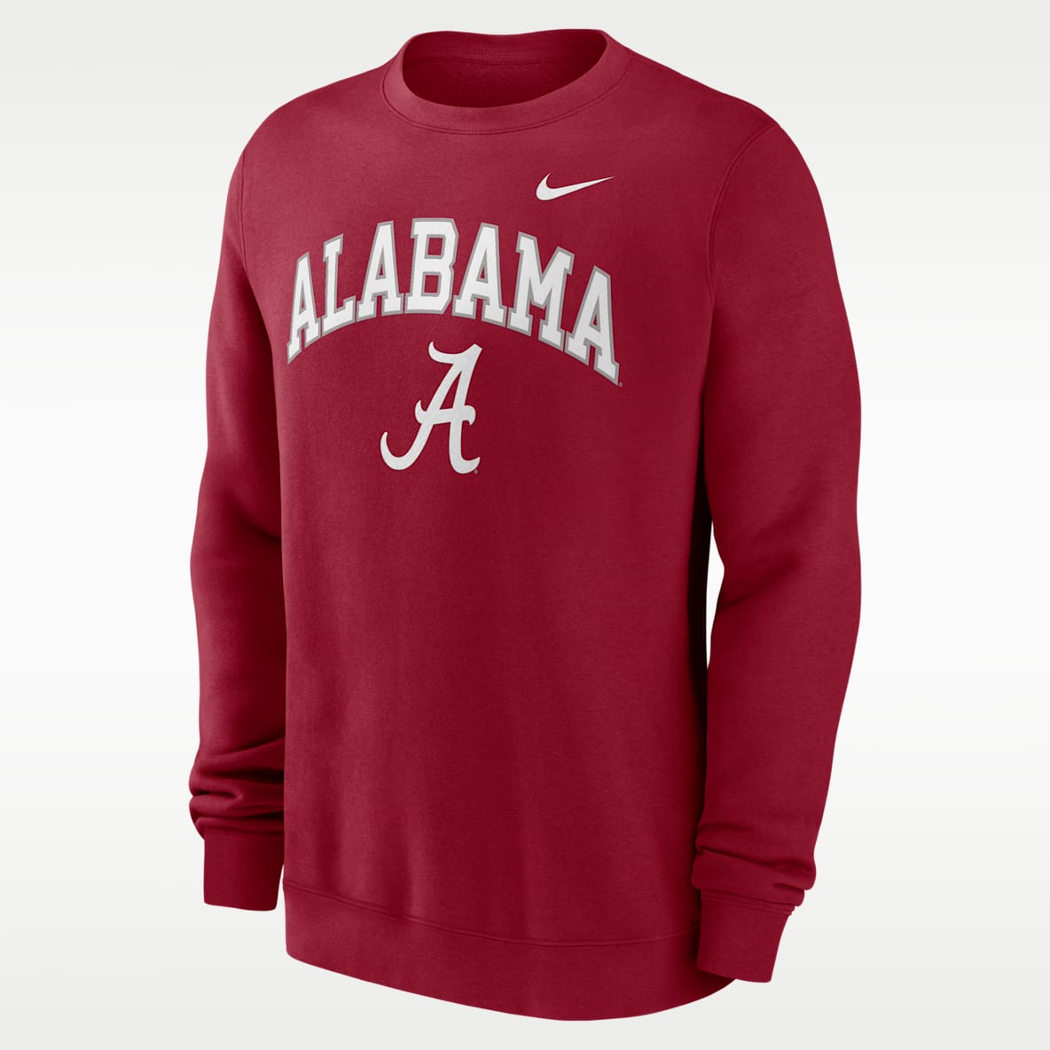 Alabama Arch Sudadera de cuello redondo sin cierre universitaria Nike para hombre