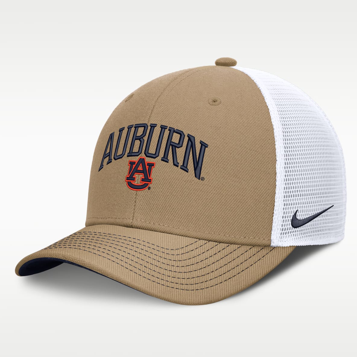 Auburn Primetime Arched Men's Nike Dri-FIT College Trucker Adjustable Hat