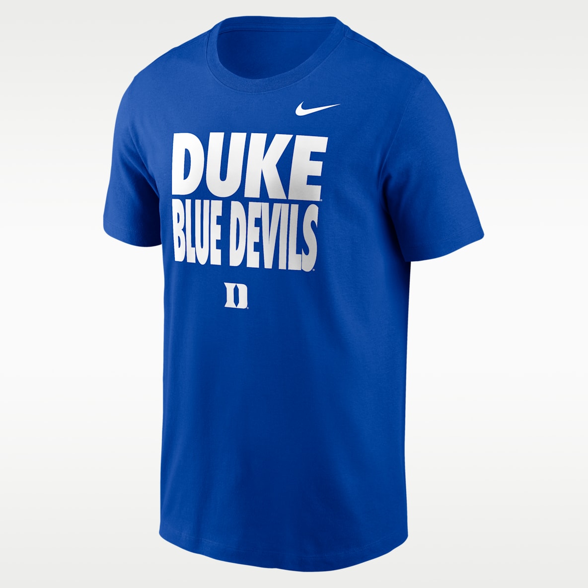 Duke Sideline Slogan Playera de manga larga universitaria Nike Dri-FIT para hombre