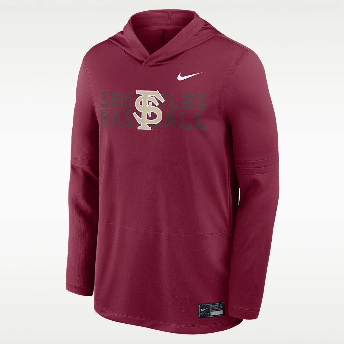 Florida State Dugout Men's Nike Dri-FIT College Long-Sleeve Hooded Top