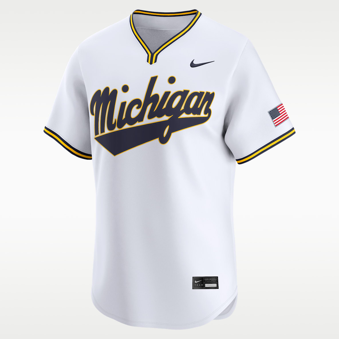 Michigan Men's Nike College Limited Baseball Jersey