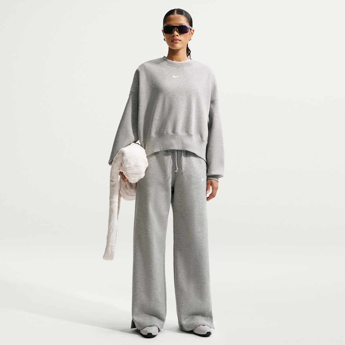 Nike Sportswear Phoenix Fleece Women's High-Waisted Wide-Leg Trousers