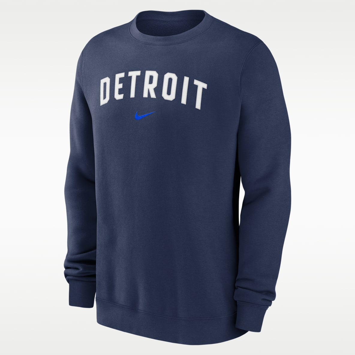 Detroit Tigers 2-Hit Men's Nike MLB Pullover Crew