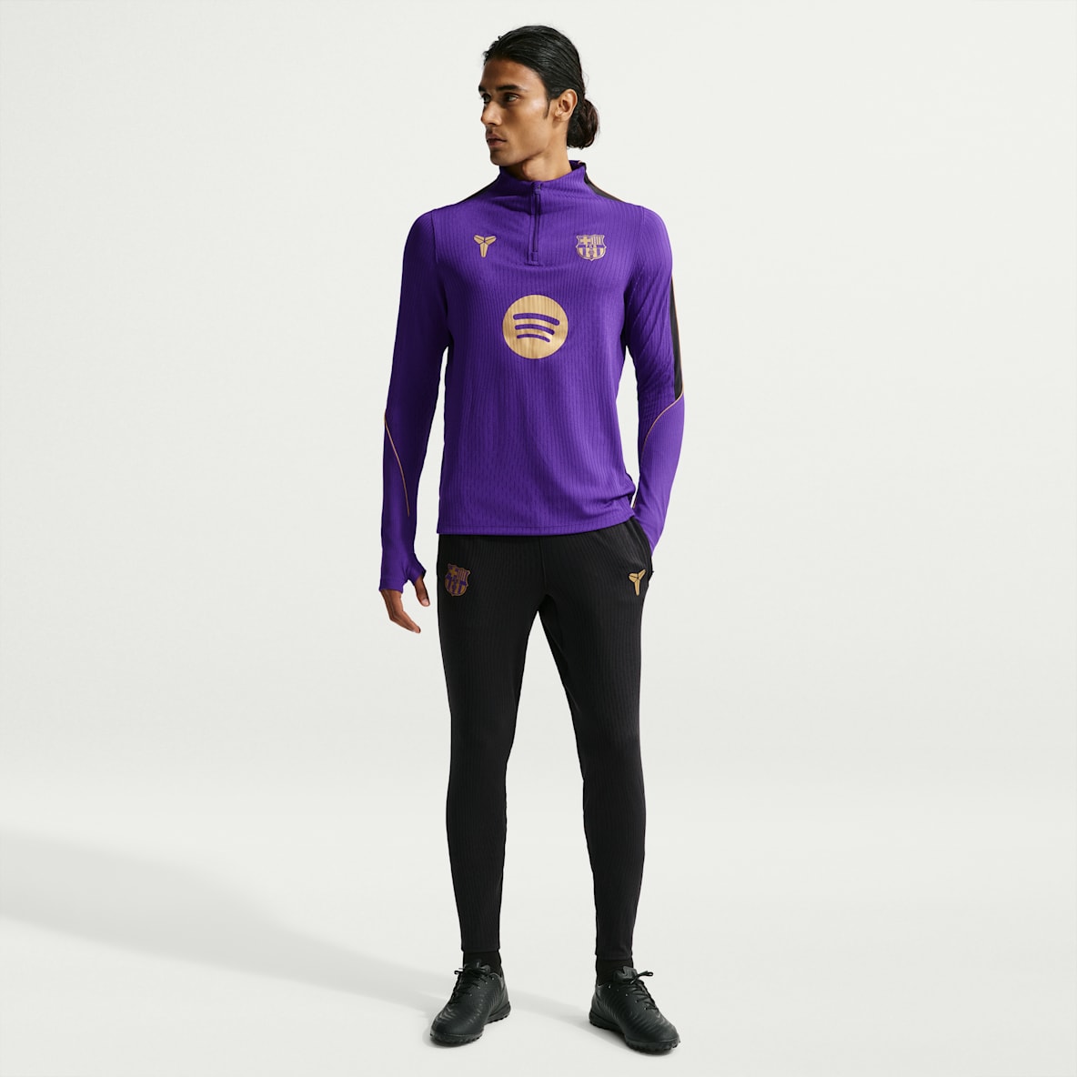 FC Barcelona Strike Elite Away Men's Kobe Dri-FIT ADV Soccer Knit Drill Top