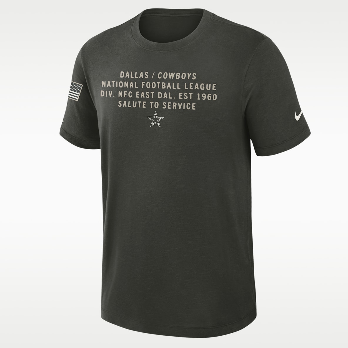Dallas Cowboys Salute to Service Men's Nike Dri-FIT NFL T-Shirt