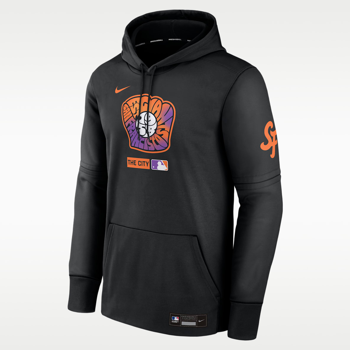 San Francisco Giants Authentic Collection City Connect Men's Nike Therma MLB Pullover Hoodie
