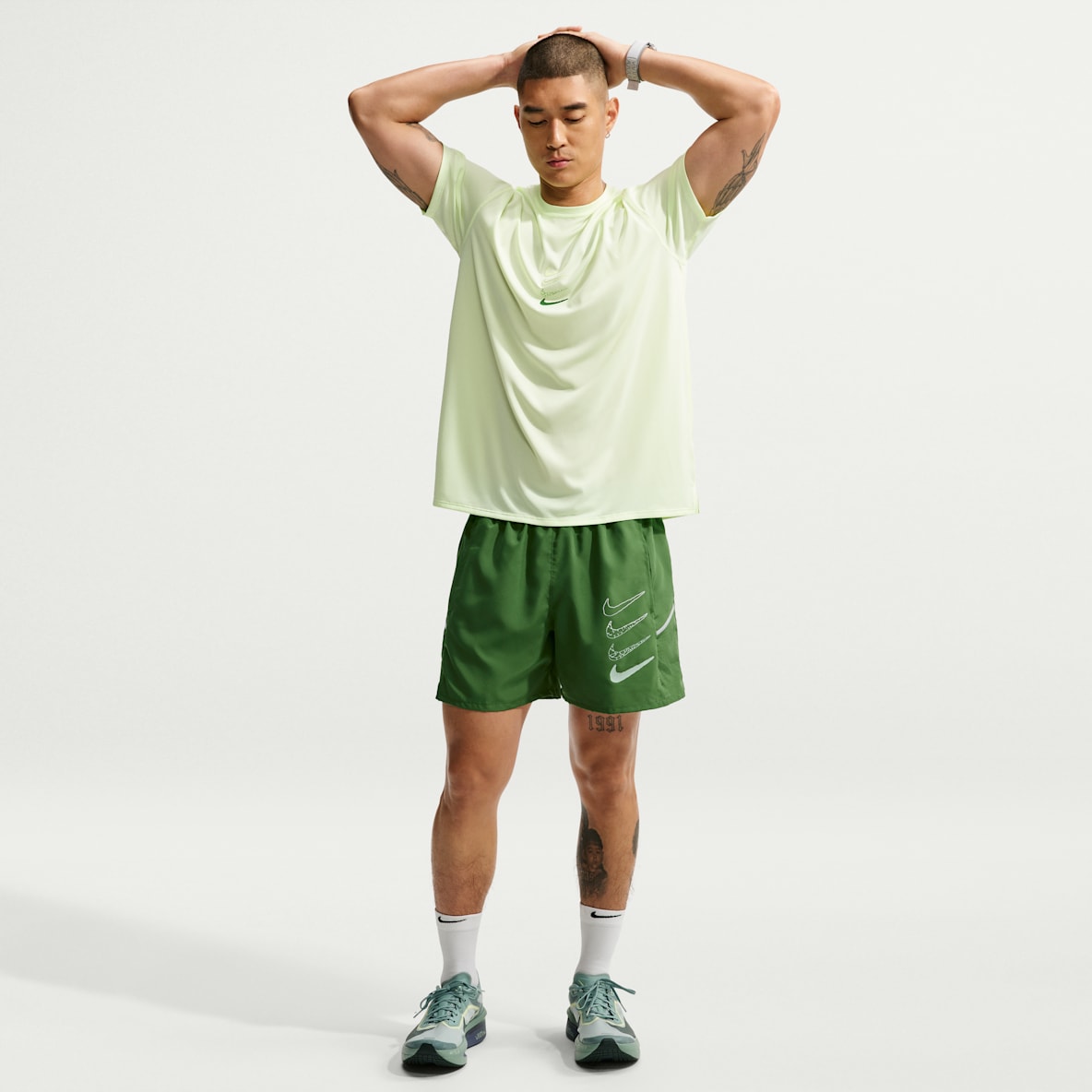 Nike Miler Pantalons curts de running Dri-FIT de 13 cm amb eslip integrat - Home
