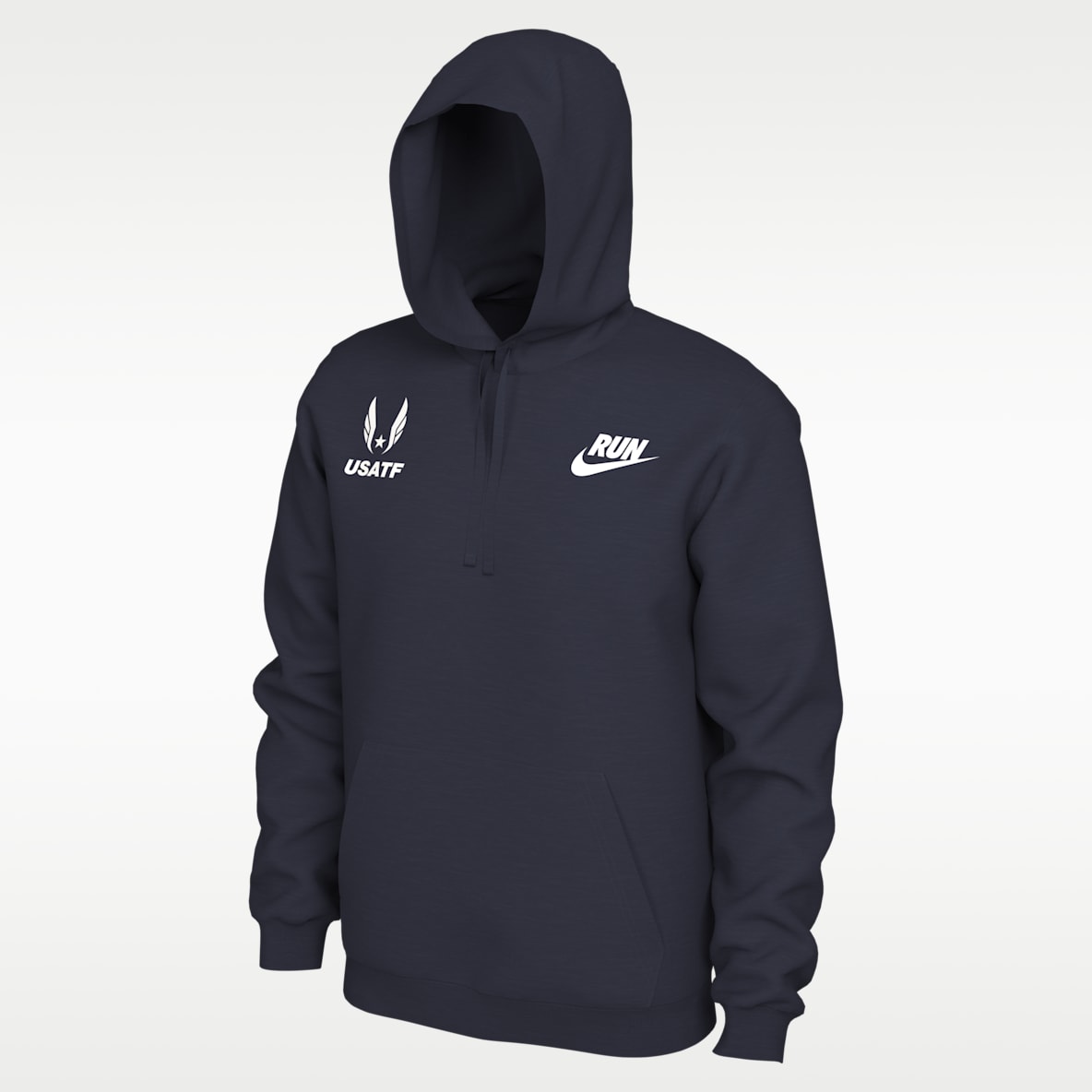 Nike 2025 USATF Sudadera con gorro de correr para hombre