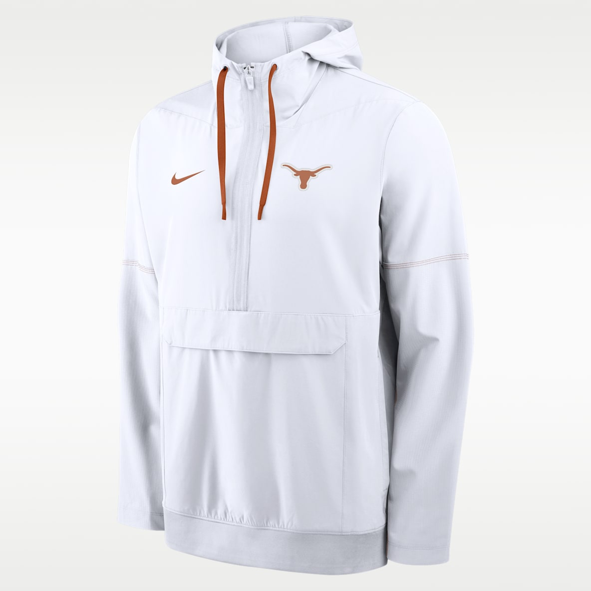 Texas Sideline Anorak Chamarra universitaria Nike con gorro de medio cierre para hombre