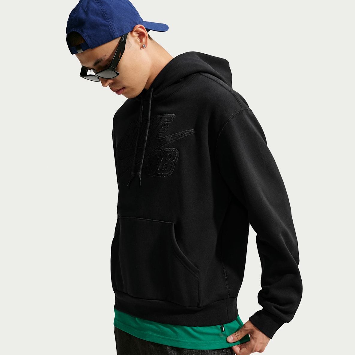 나이키 SB 플리스 풀오버 스케이트보딩 후디