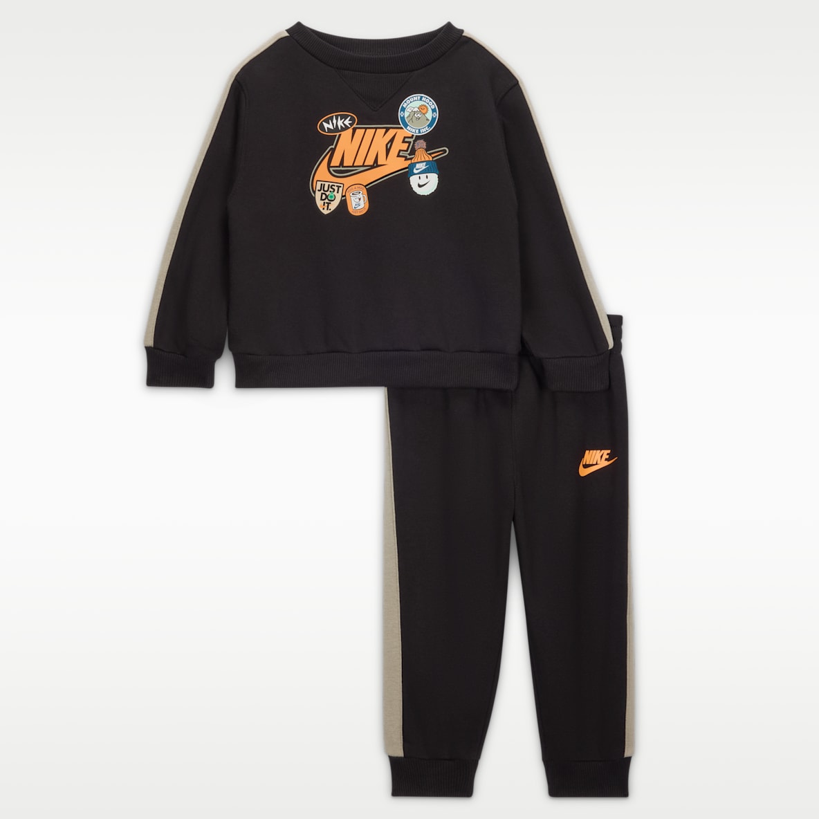 Nike Conjunto de 2 piezas de pants de tejido Fleece para bebé (12-24 meses)