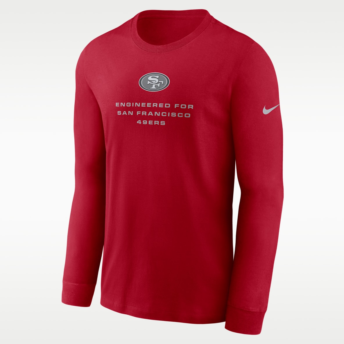 San Francisco 49ers Team Issue Men's Nike Dri-FIT NFL Long-Sleeve T-Shirt