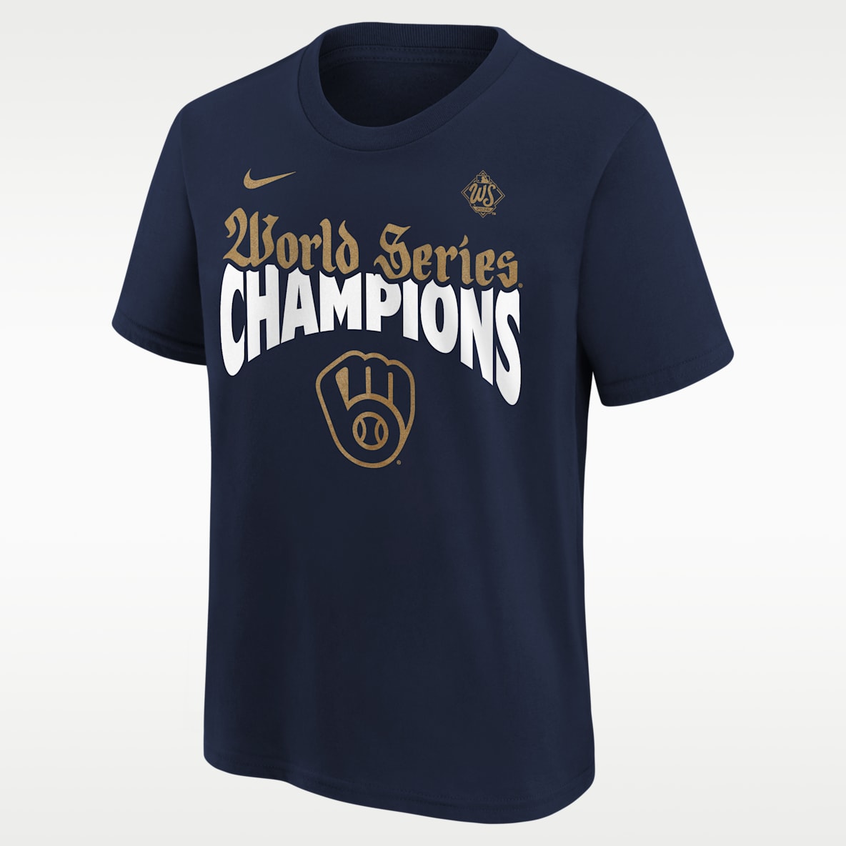 Milwaukee Brewers Playera Nike de la MLB para niños talla grande