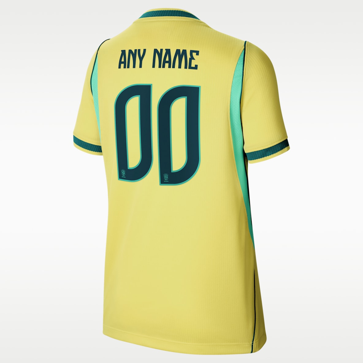 Brazil 2026 Stadium Home Big Kids' Nike Dri-FIT Soccer Replica Custom Jersey By You