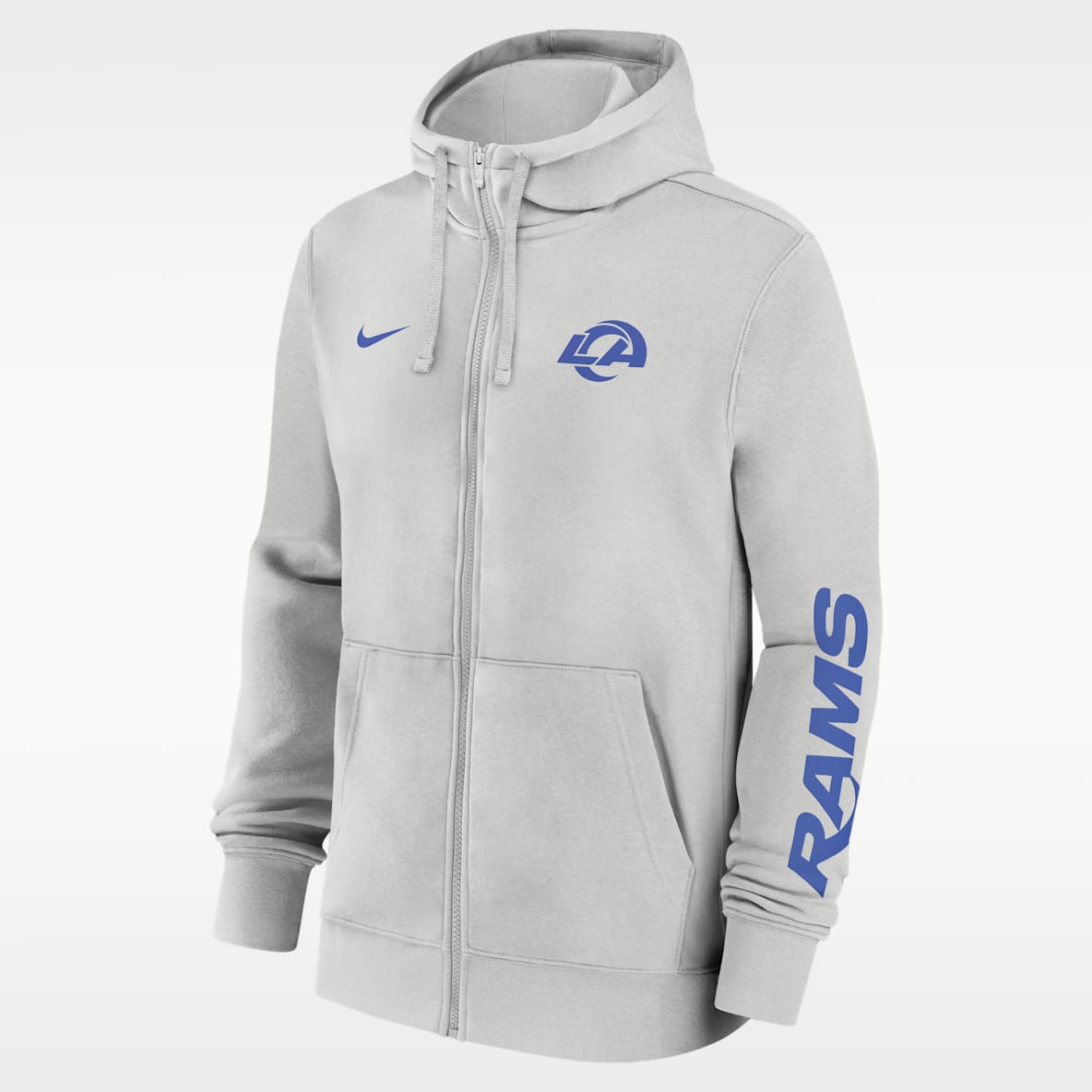 Los Angeles Rams Club Men's Nike NFL Full-Zip Hoodie